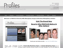 Tablet Screenshot of beverlyhills-rhinoplasty.net